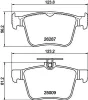 Bremsbelagsatz, Scheibenbremse HELLA 8DB 355 044-951