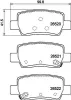 Bremsbelagsatz, Scheibenbremse HELLA 8DB 355 045-941