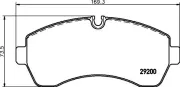 Bremsbelagsatz, Scheibenbremse HELLA 8DB 355 005-531