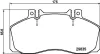 Bremsbelagsatz, Scheibenbremse HELLA 8DB 355 005-311 Bild Bremsbelagsatz, Scheibenbremse HELLA 8DB 355 005-311