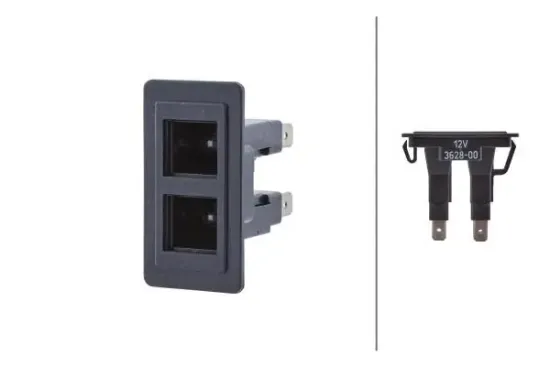 Kontrollleuchte 12 V HELLA 2AA 713 628-001 Bild Kontrollleuchte 12 V HELLA 2AA 713 628-001