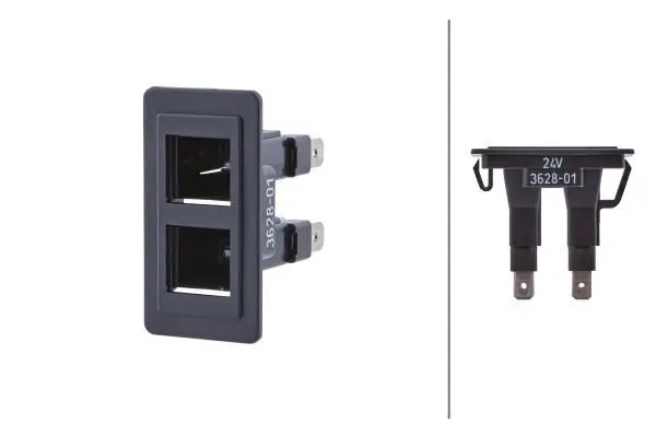 Kontrollleuchte 24 V HELLA 2AA 713 628-011