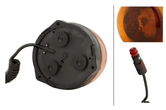 Rundumkennleuchte 12 V 24 V HELLA 2RL 010 979-021 Bild Rundumkennleuchte 12 V 24 V HELLA 2RL 010 979-021