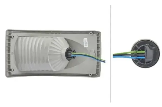 Heckleuchte 12 V 24 V links rechts HELLA 2SB 008 805-021 Bild Heckleuchte 12 V 24 V links rechts HELLA 2SB 008 805-021