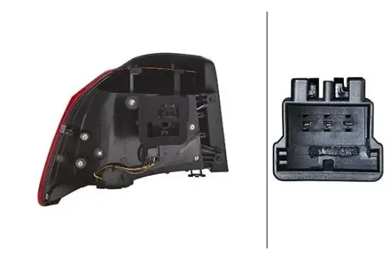 Heckleuchte 12 V rechts HELLA 2SD 010 408-081 Bild Heckleuchte 12 V rechts HELLA 2SD 010 408-081