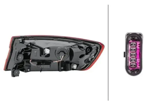 Heckleuchte 12 V links HELLA 2SD 012 246-051 Bild Heckleuchte 12 V links HELLA 2SD 012 246-051