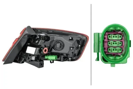Heckleuchte 12 V links HELLA 2SD 012 836-071 Bild Heckleuchte 12 V links HELLA 2SD 012 836-071