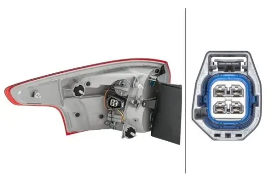 Heckleuchte 12 V rechts HELLA 2SD 354 828-161 Bild Heckleuchte 12 V rechts HELLA 2SD 354 828-161
