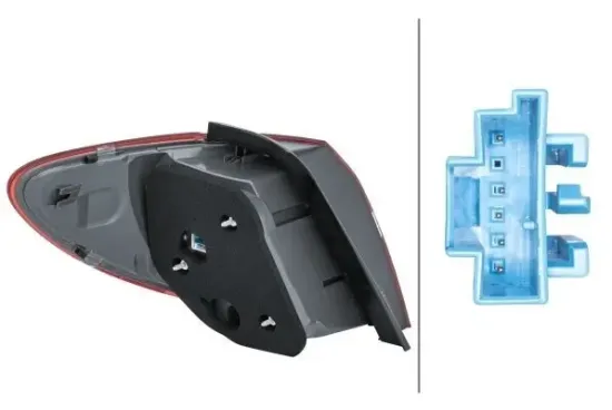 Heckleuchte 12 V rechts HELLA 2SD 354 873-061 Bild Heckleuchte 12 V rechts HELLA 2SD 354 873-061