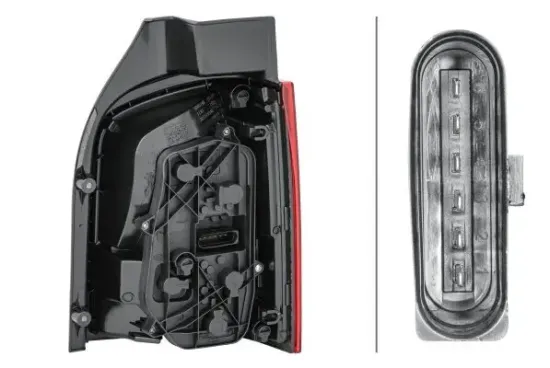 Heckleuchte 12 V links HELLA 2SK 010 318-091 Bild Heckleuchte 12 V links HELLA 2SK 010 318-091