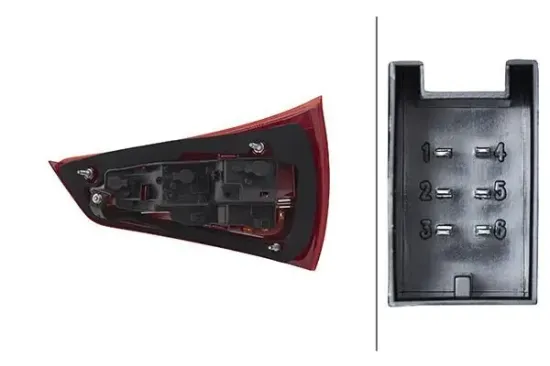 Heckleuchte 12 V links HELLA 2SK 010 436-091 Bild Heckleuchte 12 V links HELLA 2SK 010 436-091