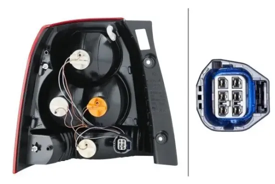 Heckleuchte 12 V rechts HELLA 2SK 354 035-021 Bild Heckleuchte 12 V rechts HELLA 2SK 354 035-021
