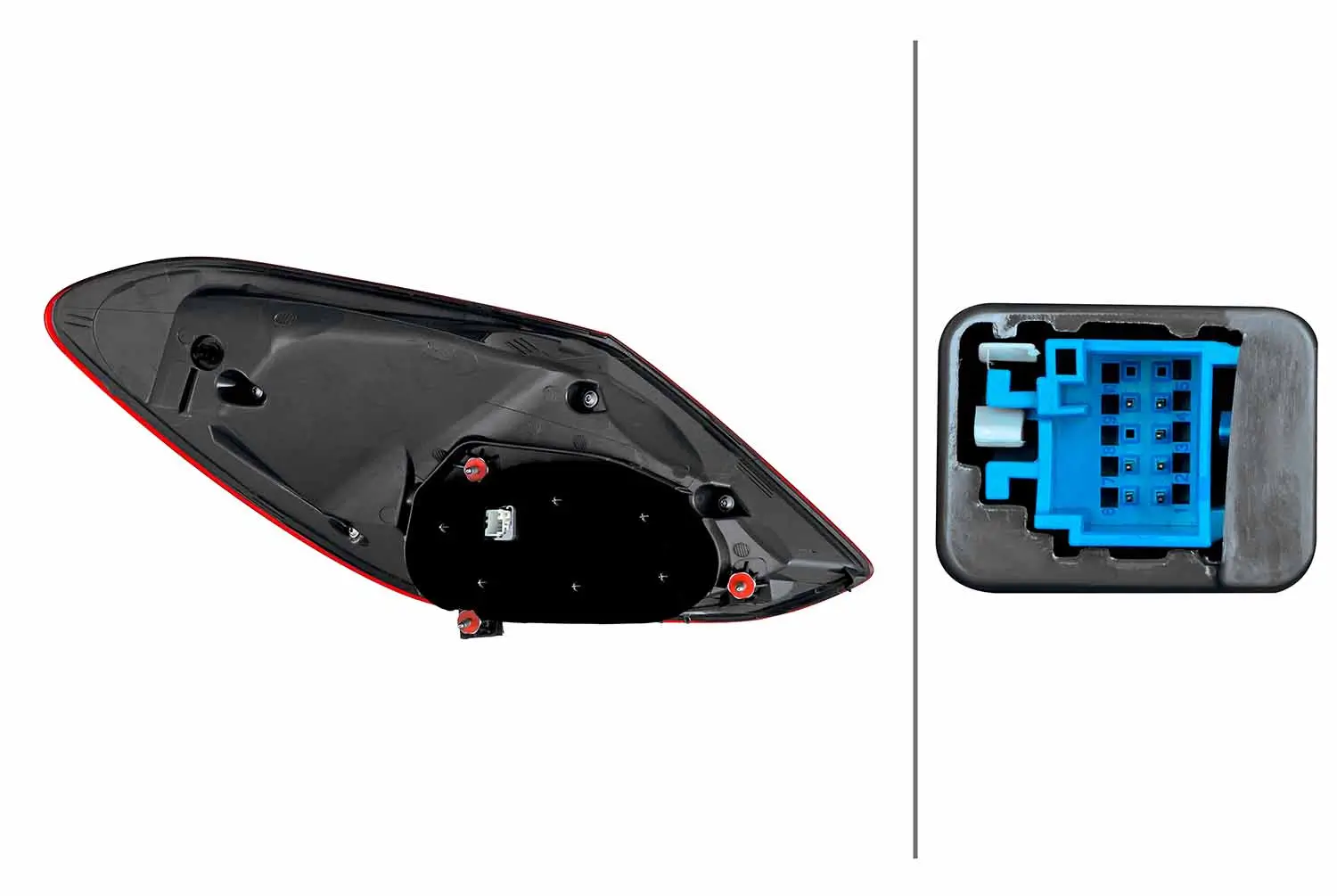 Heckleuchte 12 V rechts HELLA 2SK 354 874-081
