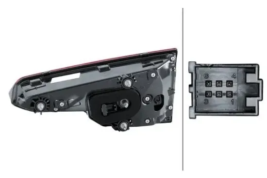 Heckleuchte 12 V links HELLA 2SV 012 247-071 Bild Heckleuchte 12 V links HELLA 2SV 012 247-071