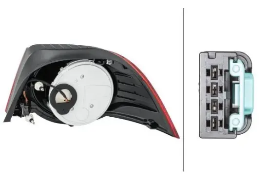 Heckleuchte 12 V links HELLA 2VA 009 246-131 Bild Heckleuchte 12 V links HELLA 2VA 009 246-131