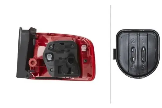 Heckleuchte 12 V links HELLA 2VA 009 686-111 Bild Heckleuchte 12 V links HELLA 2VA 009 686-111