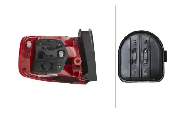 Heckleuchte 12 V rechts HELLA 2VA 009 686-121 Bild Heckleuchte 12 V rechts HELLA 2VA 009 686-121