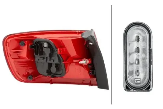 Heckleuchte 12 V rechts HELLA 2VA 354 542-021 Bild Heckleuchte 12 V rechts HELLA 2VA 354 542-021