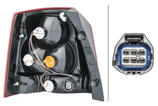 Heckleuchte 12 V rechts HELLA 2VA 354 666-021 Bild Heckleuchte 12 V rechts HELLA 2VA 354 666-021