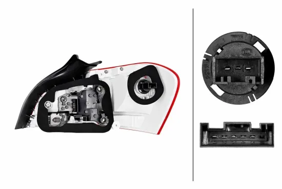 Heckleuchte 12 V links HELLA 2VP 010 756-191 Bild Heckleuchte 12 V links HELLA 2VP 010 756-191