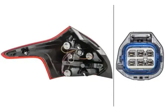 Heckleuchte 12 V rechts HELLA 2VP 354 995-061 Bild Heckleuchte 12 V rechts HELLA 2VP 354 995-061
