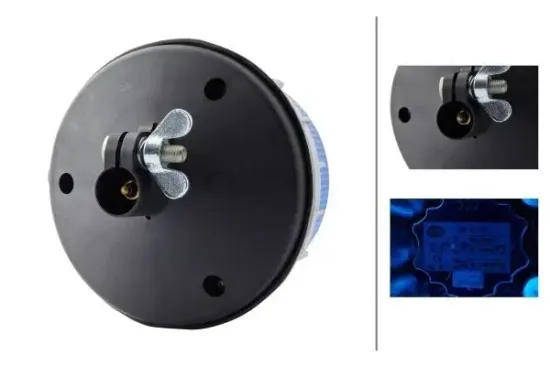 Blitz-Kennleuchte 12 V 24 V HELLA 2XD 011 557-211 Bild Blitz-Kennleuchte 12 V 24 V HELLA 2XD 011 557-211