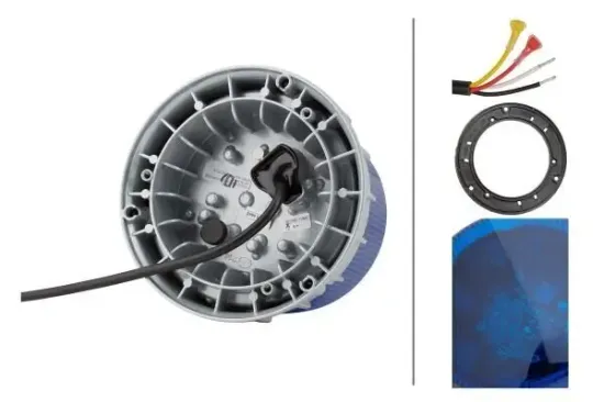 Rundumkennleuchte 12 V 24 V 10 V 30 V HELLA 2XD 012 984-311 Bild Rundumkennleuchte 12 V 24 V 10 V 30 V HELLA 2XD 012 984-311