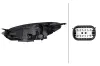 Hauptscheinwerfer 12 V rechts HELLA 1EX 354 857-181 Bild Hauptscheinwerfer 12 V rechts HELLA 1EX 354 857-181