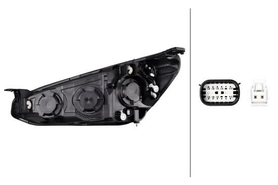 Hauptscheinwerfer 12 V rechts HELLA 1EG 354 859-061 Bild Hauptscheinwerfer 12 V rechts HELLA 1EG 354 859-061