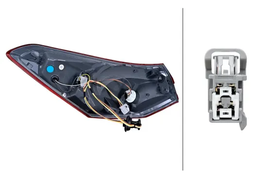 Heckleuchte 12 V rechts HELLA 2SD 354 860-281 Bild Heckleuchte 12 V rechts HELLA 2SD 354 860-281