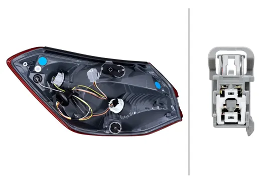 Heckleuchte 12 V rechts HELLA 2SD 354 860-321 Bild Heckleuchte 12 V rechts HELLA 2SD 354 860-321