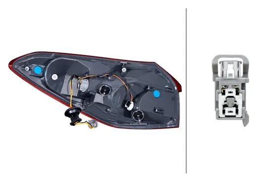 Heckleuchte 12 V rechts HELLA 2SD 354 860-341 Bild Heckleuchte 12 V rechts HELLA 2SD 354 860-341