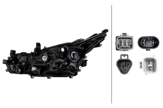Hauptscheinwerfer 12 V rechts HELLA 1EG 354 895-021 Bild Hauptscheinwerfer 12 V rechts HELLA 1EG 354 895-021