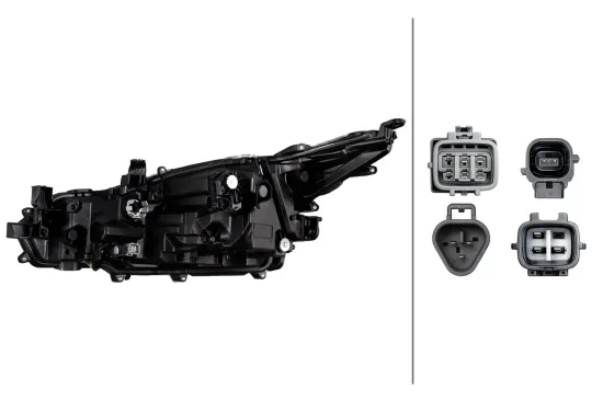Hauptscheinwerfer 12 V rechts HELLA 1EX 354 895-061 Bild Hauptscheinwerfer 12 V rechts HELLA 1EX 354 895-061
