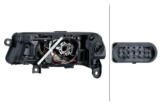Hauptscheinwerfer 12 V rechts HELLA 1EL 354 903-021 Bild Hauptscheinwerfer 12 V rechts HELLA 1EL 354 903-021