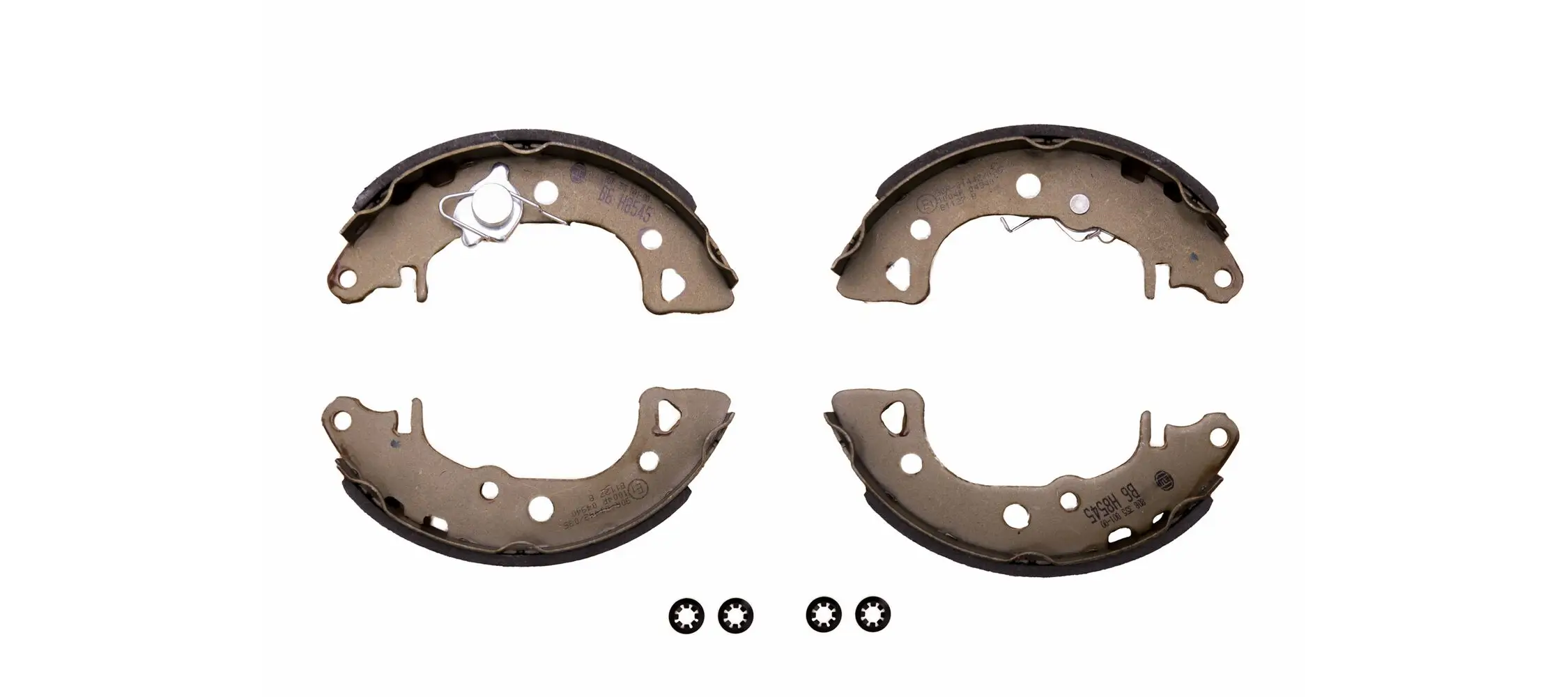 Bremsbackensatz Hinterachse HELLA 8DB 355 001-001