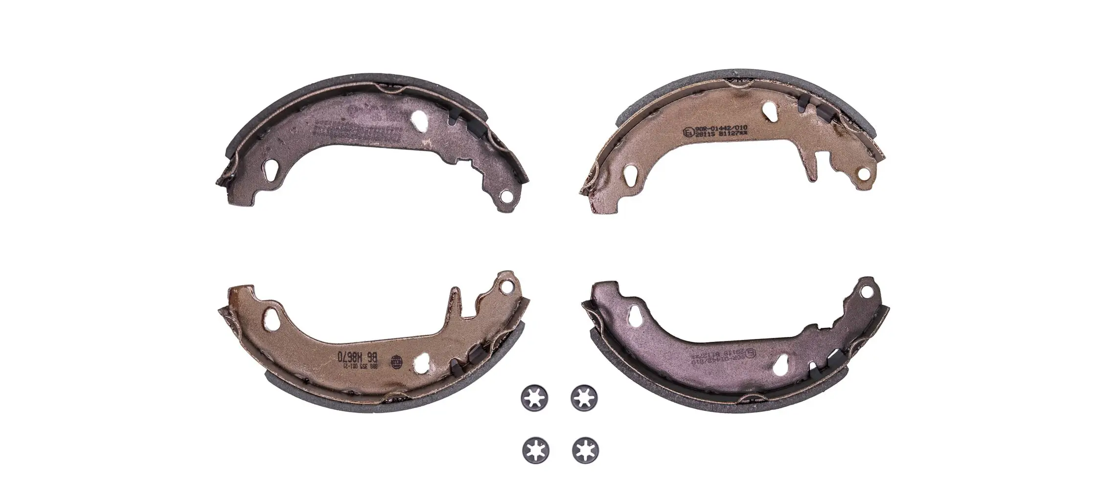 Bremsbackensatz HELLA 8DB 355 001-211