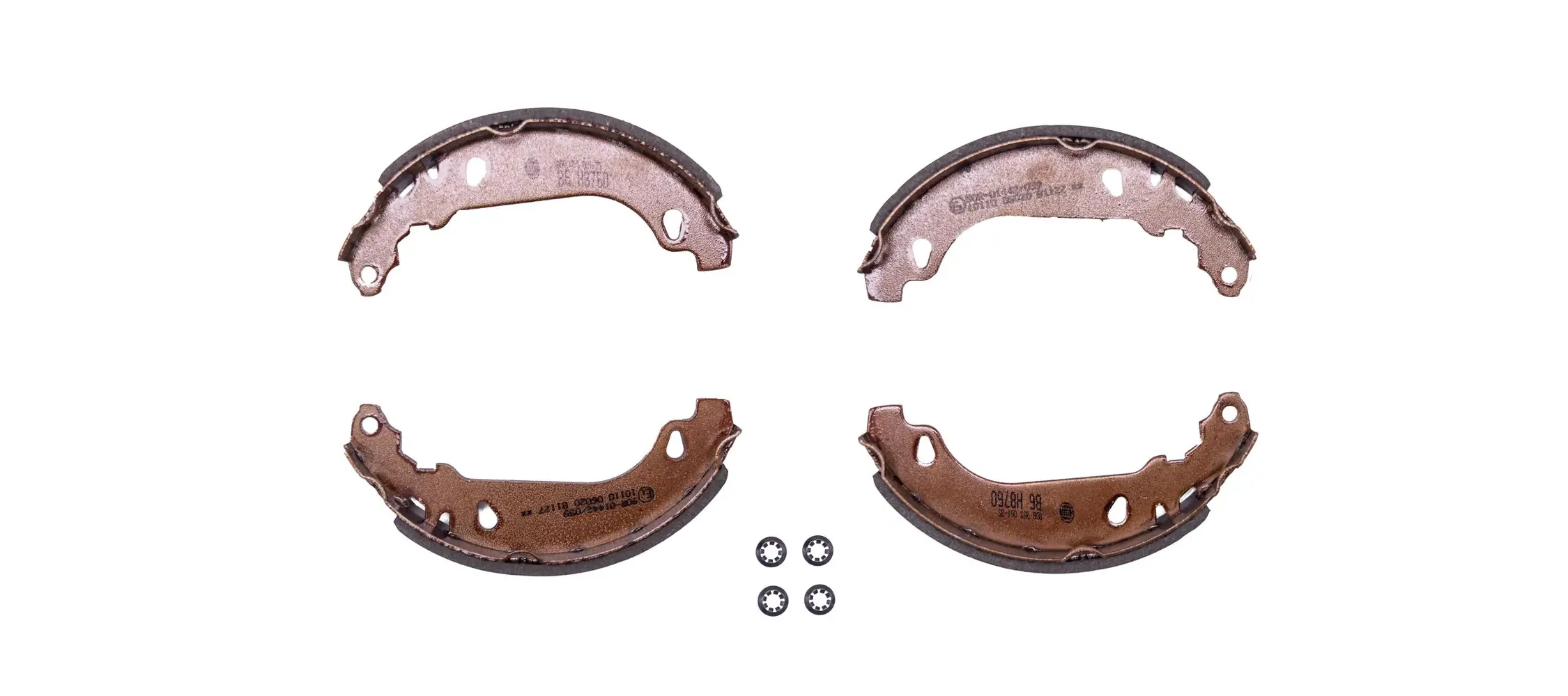 Bremsbackensatz HELLA 8DB 355 001-351