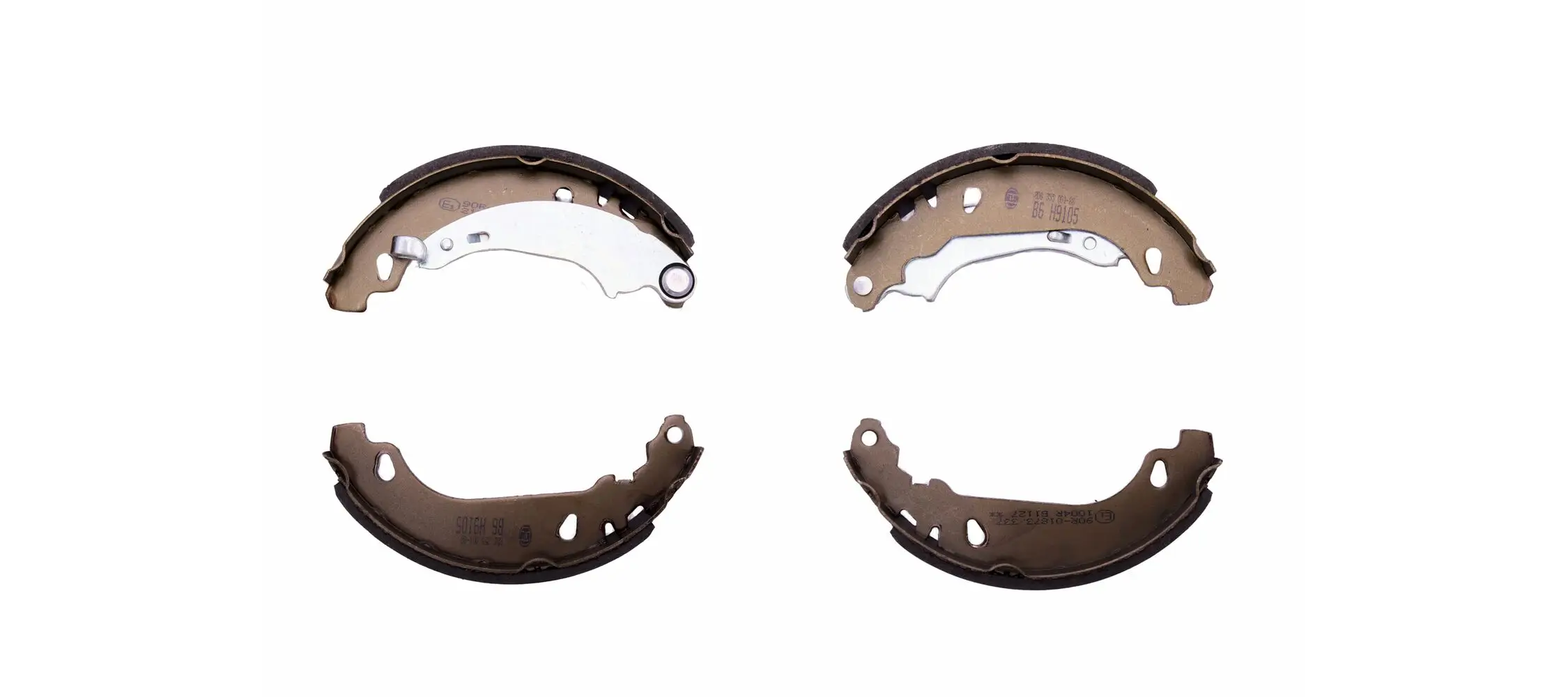 Bremsbackensatz HELLA 8DB 355 001-881