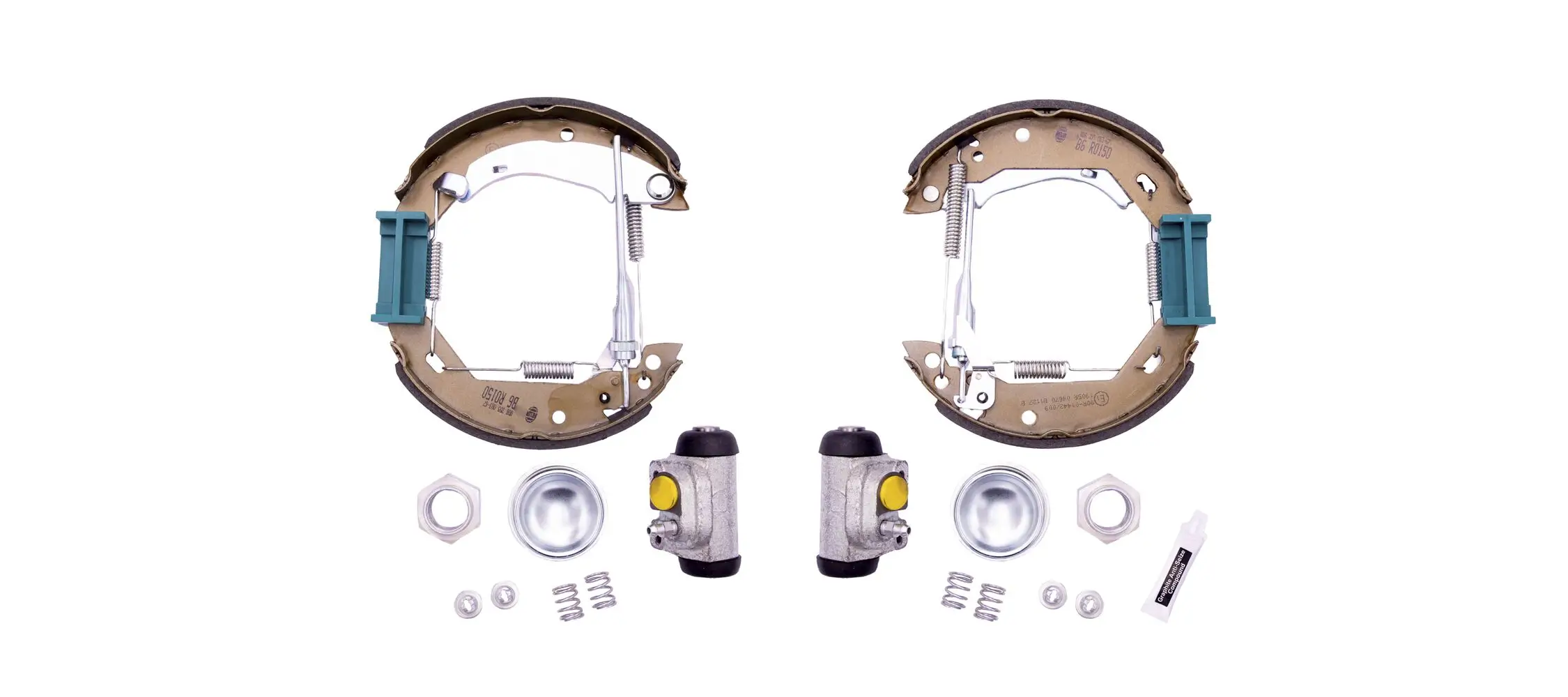 Bremsbackensatz Hinterachse HELLA 8DB 355 003-671