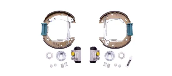 Bremsbackensatz Hinterachse HELLA 8DB 355 003-671 Bild Bremsbackensatz Hinterachse HELLA 8DB 355 003-671