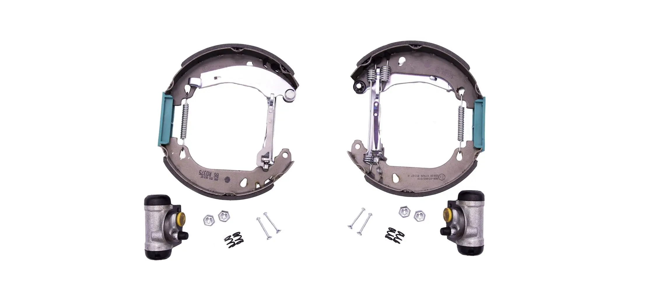 Bremsbackensatz Hinterachse HELLA 8DB 355 003-871