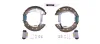 Bremsbackensatz HELLA 8DB 355 005-121 Bild Bremsbackensatz HELLA 8DB 355 005-121