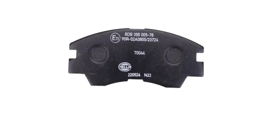 Bremsbelagsatz, Scheibenbremse HELLA 8DB 355 005-781 Bild Bremsbelagsatz, Scheibenbremse HELLA 8DB 355 005-781