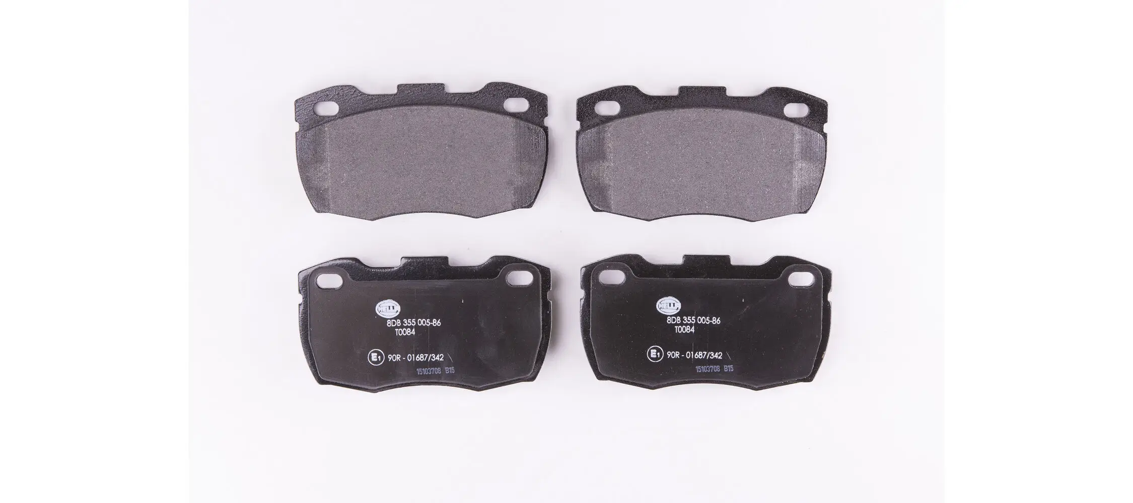 Bremsbelagsatz, Scheibenbremse Vorderachse HELLA 8DB 355 005-861