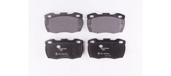Bremsbelagsatz, Scheibenbremse Vorderachse HELLA 8DB 355 005-861 Bild Bremsbelagsatz, Scheibenbremse Vorderachse HELLA 8DB 355 005-861