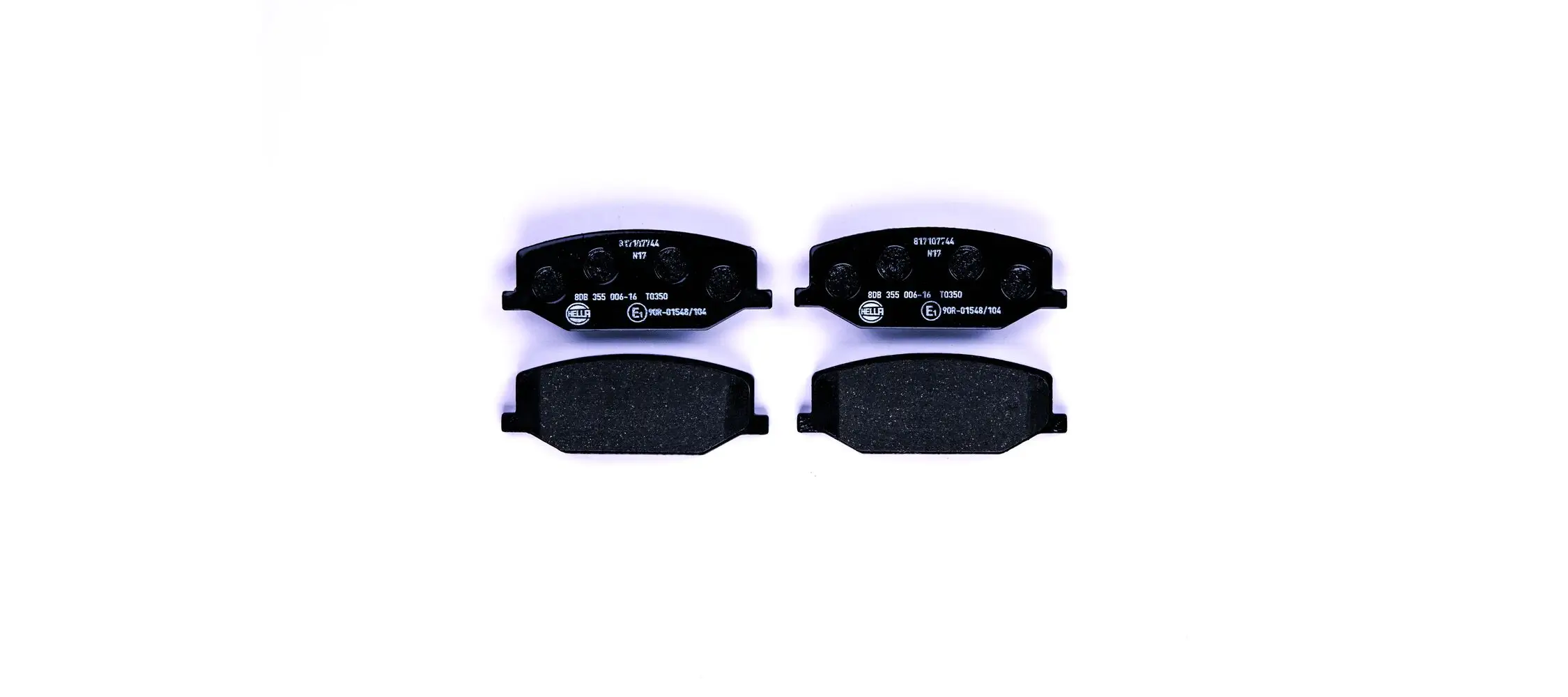 Bremsbelagsatz, Scheibenbremse HELLA 8DB 355 006-161