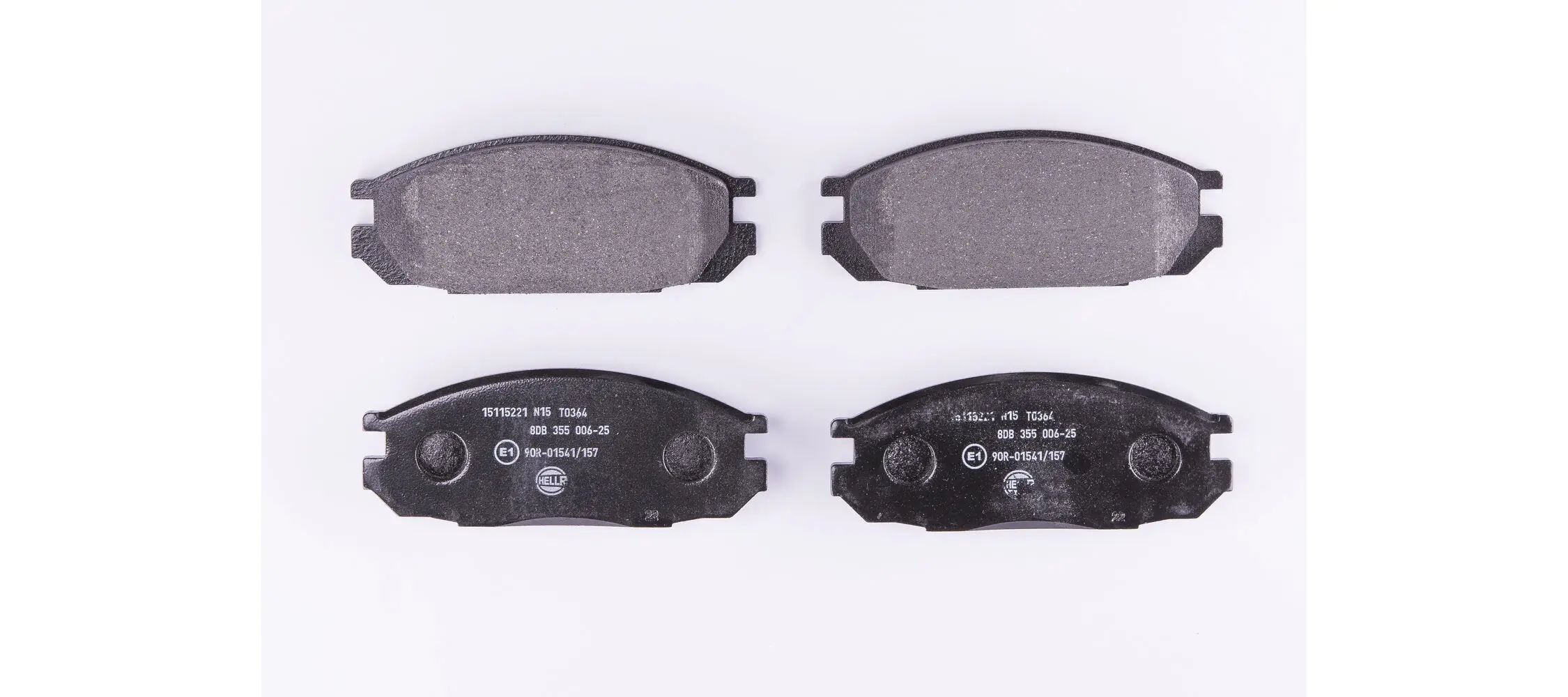 Bremsbelagsatz, Scheibenbremse HELLA 8DB 355 006-251