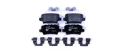 Bremsbelagsatz, Scheibenbremse Hinterachse HELLA 8DB 355 006-751