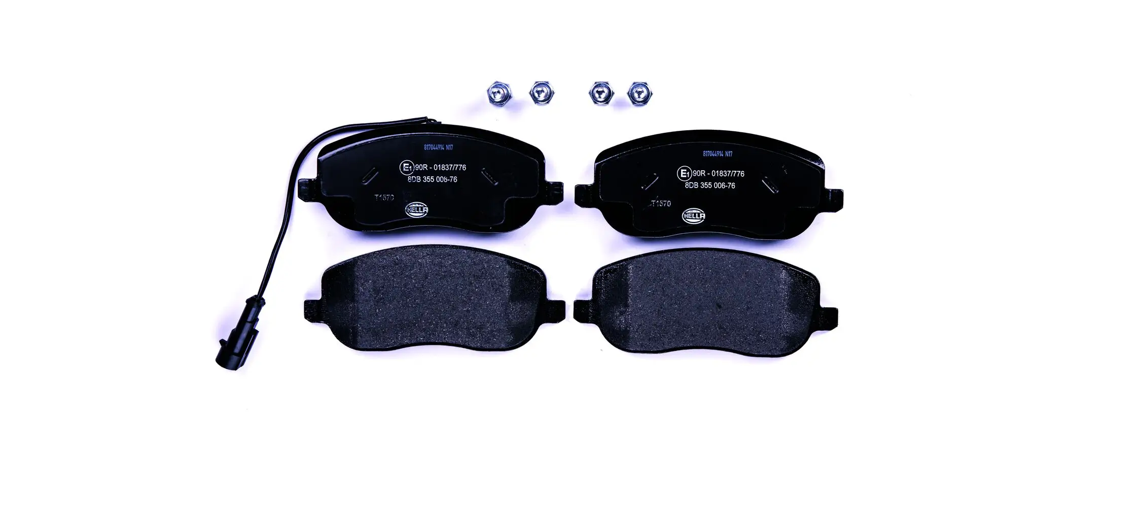 Bremsbelagsatz, Scheibenbremse HELLA 8DB 355 006-761